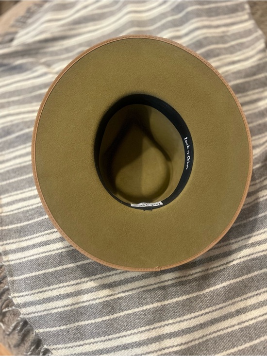 Lack Of Color Tan Wide-Brim Ranchera Hat with Brown Band display picture 3
